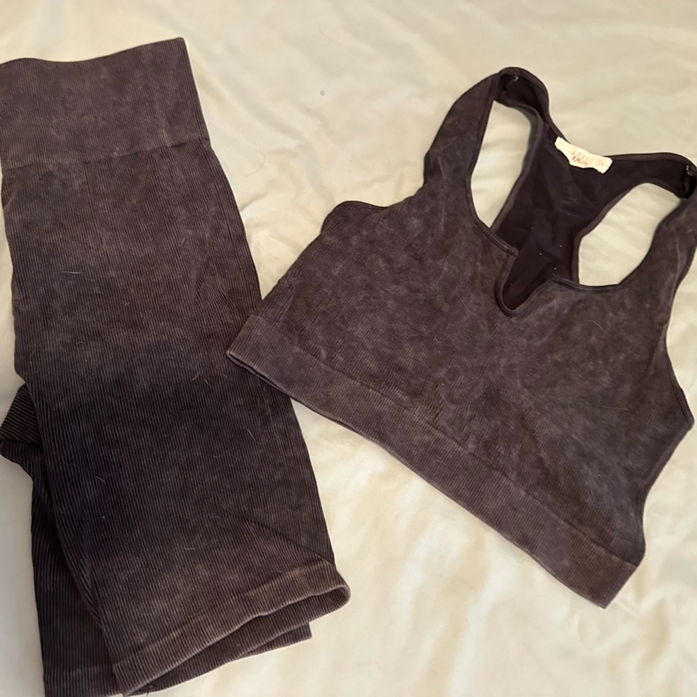 Talulah Essential Ribbed Biker‎ Set - Picture 2 of 2